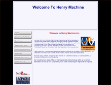 Tablet Screenshot of henrymachine.com